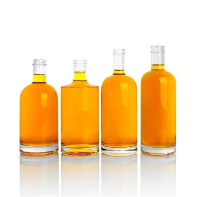 Sticle de sticlă pentru băuturi alcoolice clasice de 750 ml