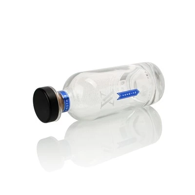 Chic Blue Stripe Crystal Vodka Bottle factory